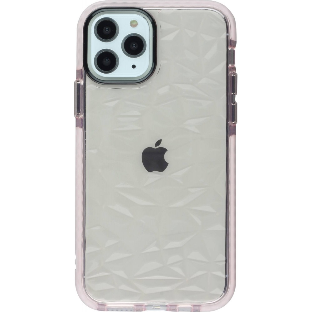 Coque iPhone 11 Pro - Clear kaleido - Rose