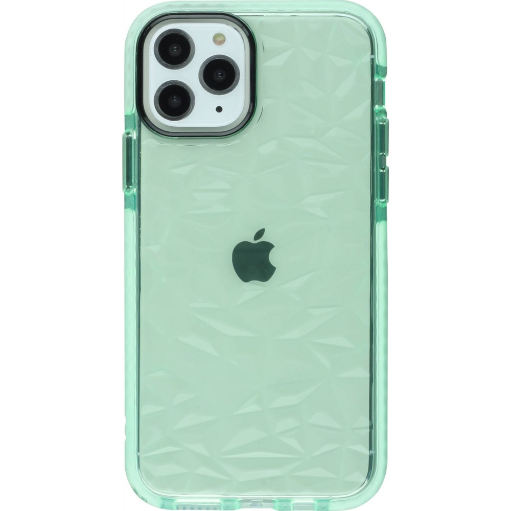Coque iPhone 11 - Clear kaleido - Vert