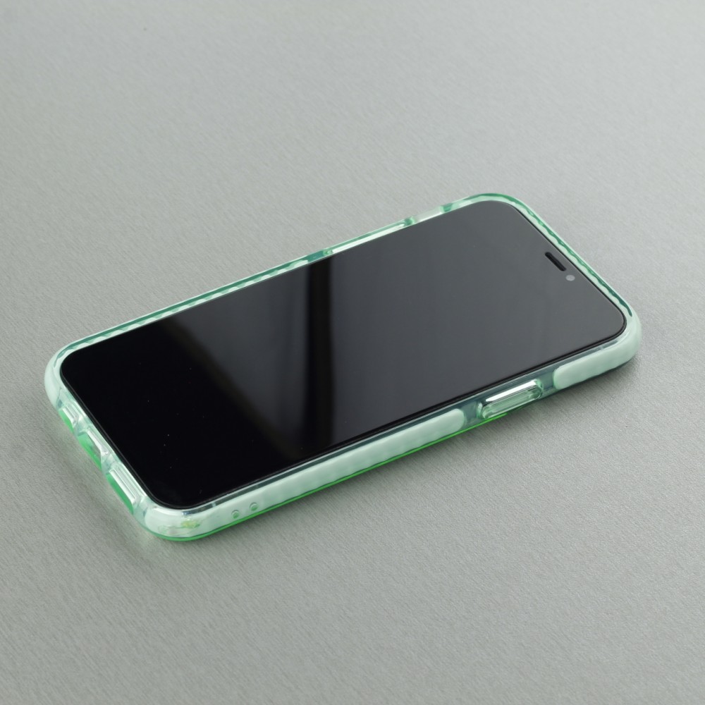 Coque iPhone 11 - Clear kaleido - Vert