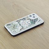 Coque iPhone 11 Pro - Diary Talk Flower - Argent
