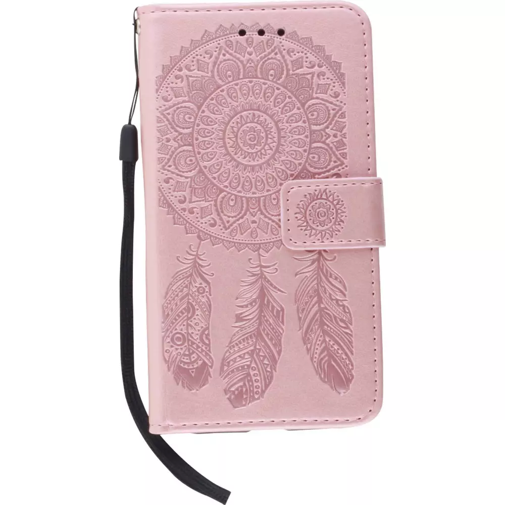 Coque iPhone 11 Pro - Flip Dreamcatcher - Rose clair