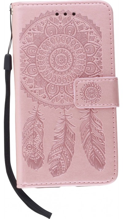 Coque iPhone 11 Pro - Flip Dreamcatcher - Rose clair