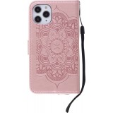 Hülle iPhone 11 Pro - Flip Dreamcatcher hell- Rosa