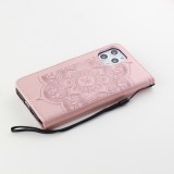 Hülle iPhone 11 Pro - Flip Dreamcatcher hell- Rosa