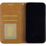 Coque iPhone 11 Pro - Flip Géometrique brun clair