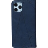 Coque iPhone 11 Pro - Flip Géometrique - Bleu