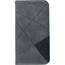 Coque iPhone 11 Pro - Flip Géometrique - Gris