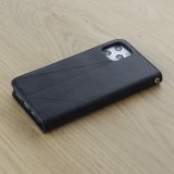 Coque iPhone 11 Pro - Flip Géometrique - Noir
