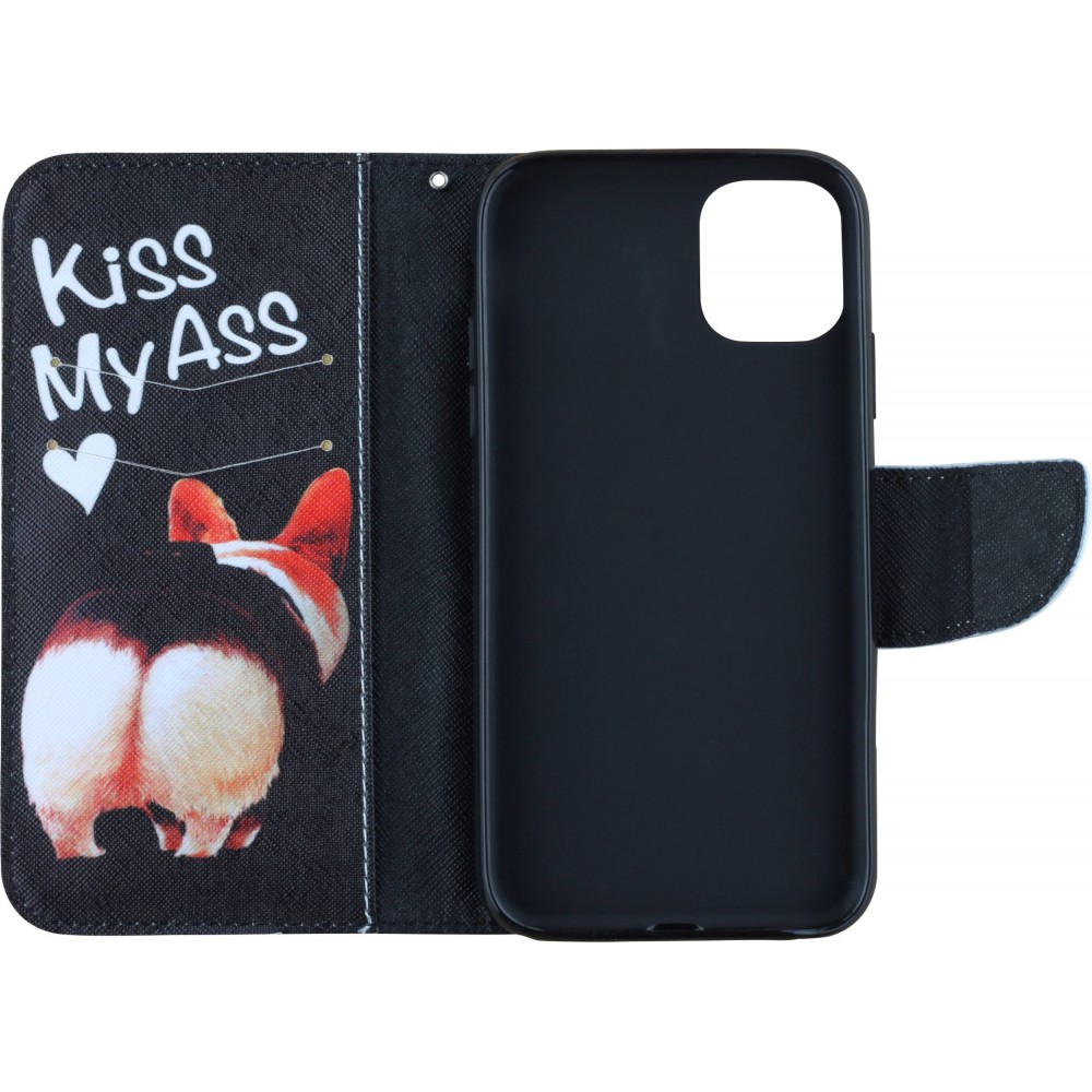 Coque iPhone 11 Pro - Flip Kiss My Ass