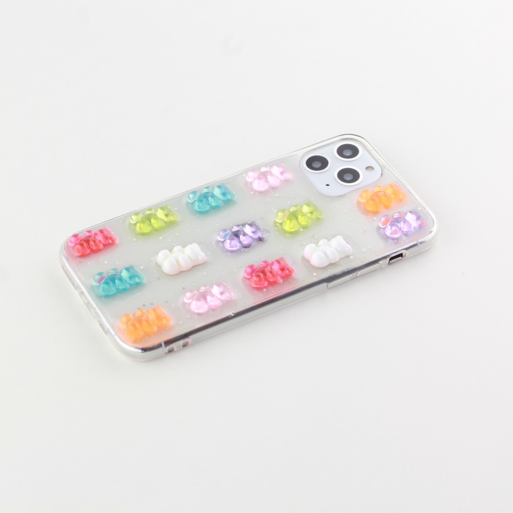 Hülle iPhone 11 Pro - 3D Bear Candy Gel