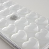 Hülle iPhone 11 Pro - Gummi Herzen 3D - Transparent