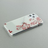 Coque iPhone 11 Pro - Gel fleurs papillon