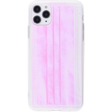 Coque iPhone 11 Pro - Gel masque chirurgical - Rose