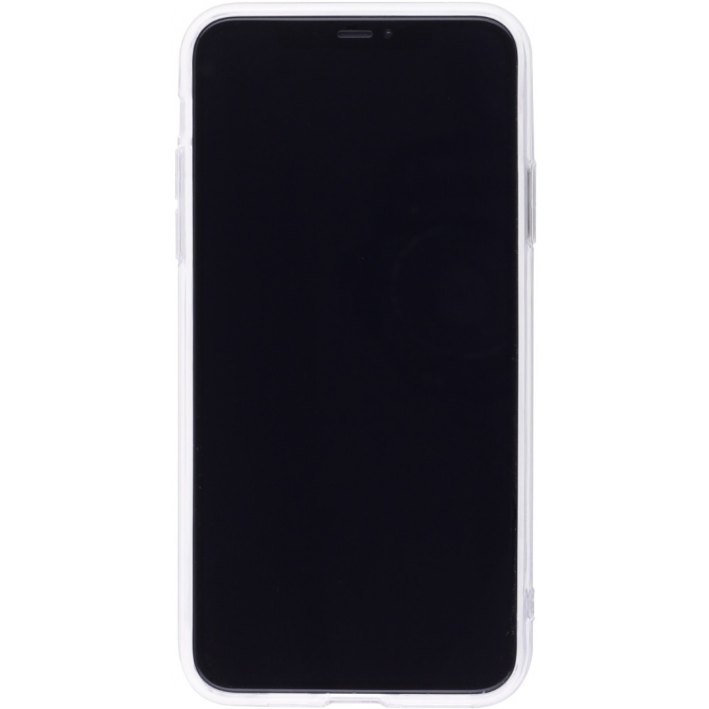 Coque iPhone 11 Pro Max - Gel masque chirurgical - Bleu