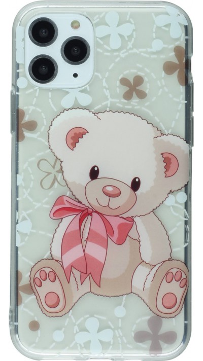 Coque iPhone 11 - Gel ours en peluche