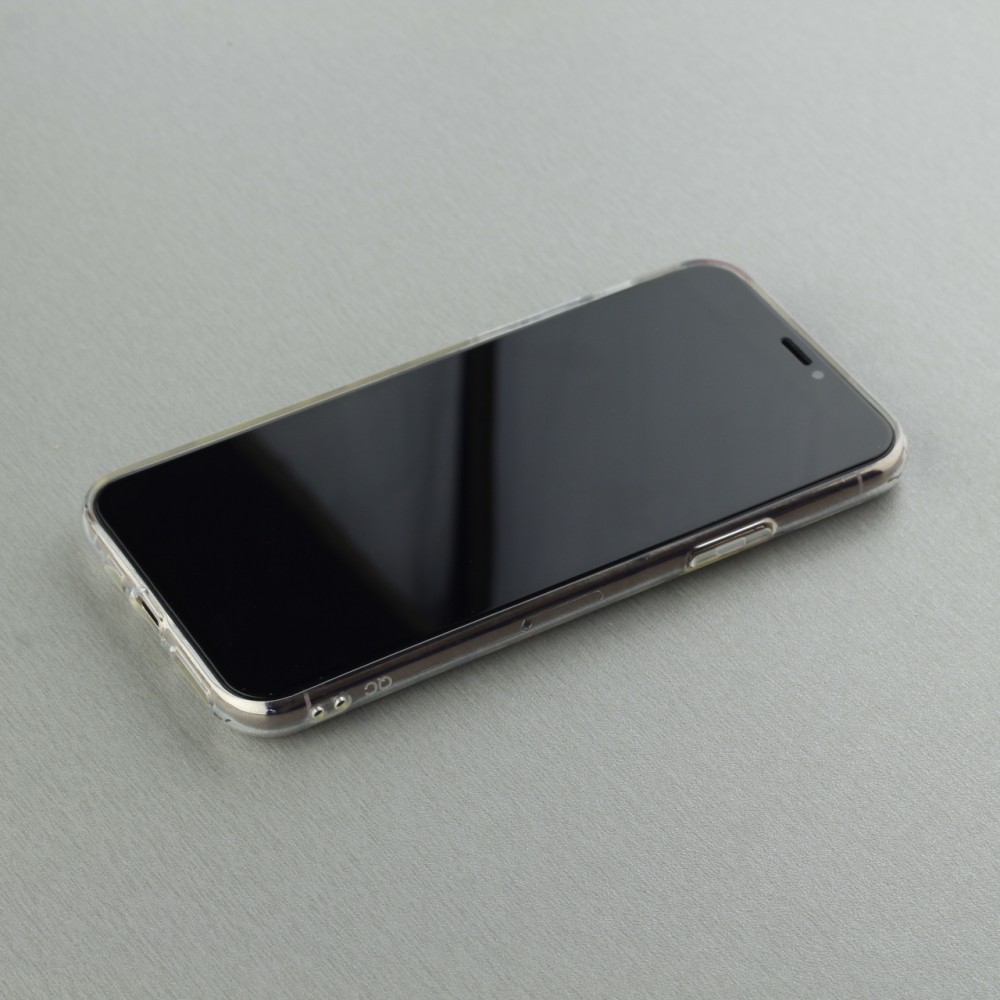 Coque iPhone 11 - Gel petit coeur - Noir