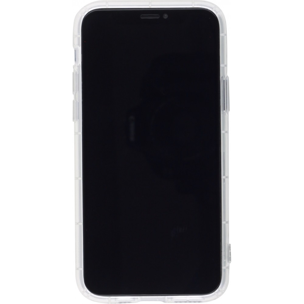 Coque iPhone 12 Pro Max - Gel pois - Noir