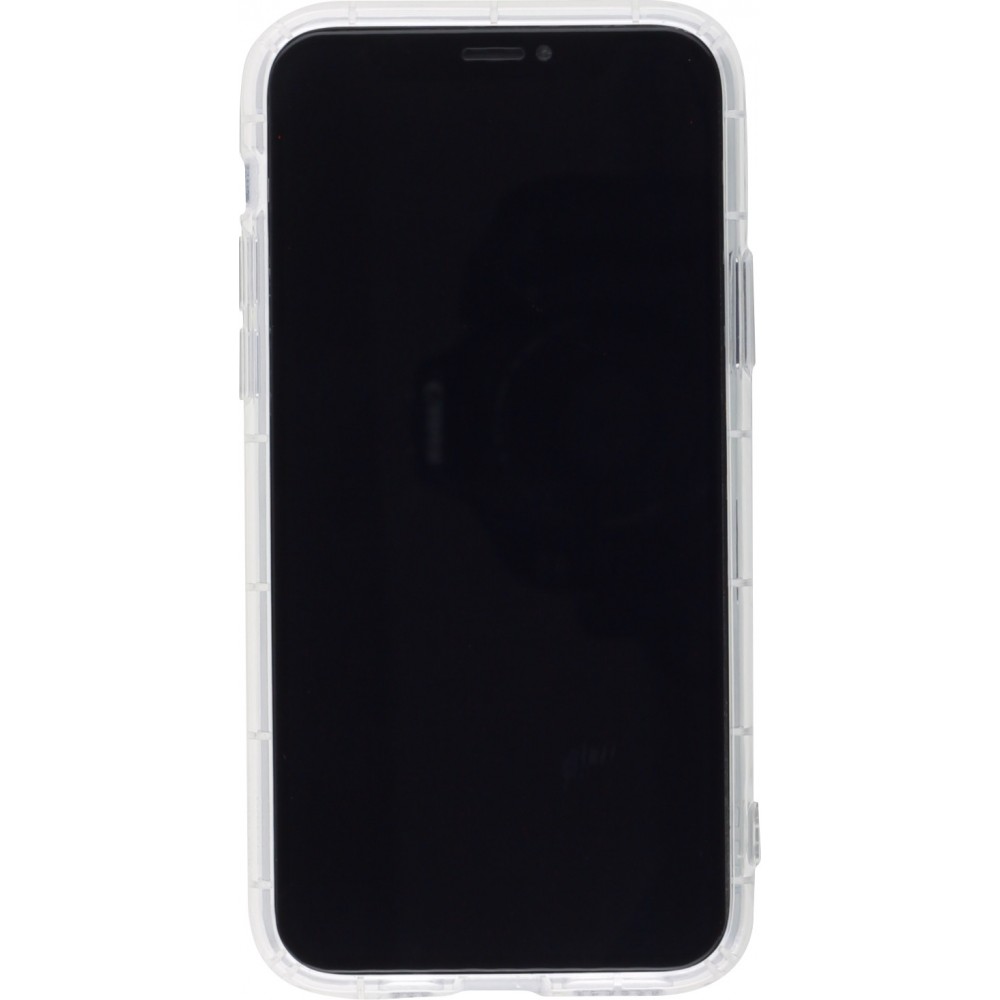 Coque iPhone 11 Pro - Gel pois - Noir