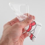 Coque iPhone 11 Pro Max - Gel transparent Noël ours