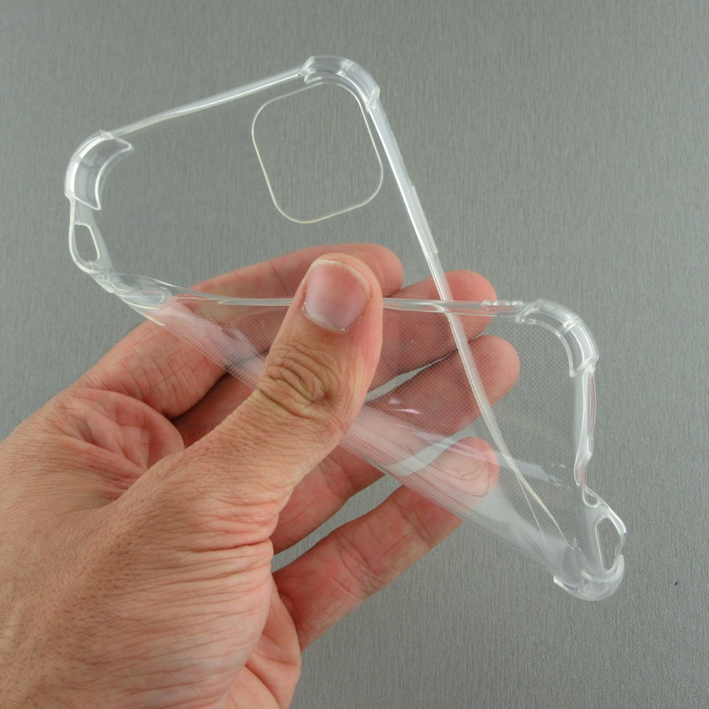 Hülle iPhone 11 Pro - Gummi Transparent Gel Bumper mit extra Schutz für Ecken Antischock