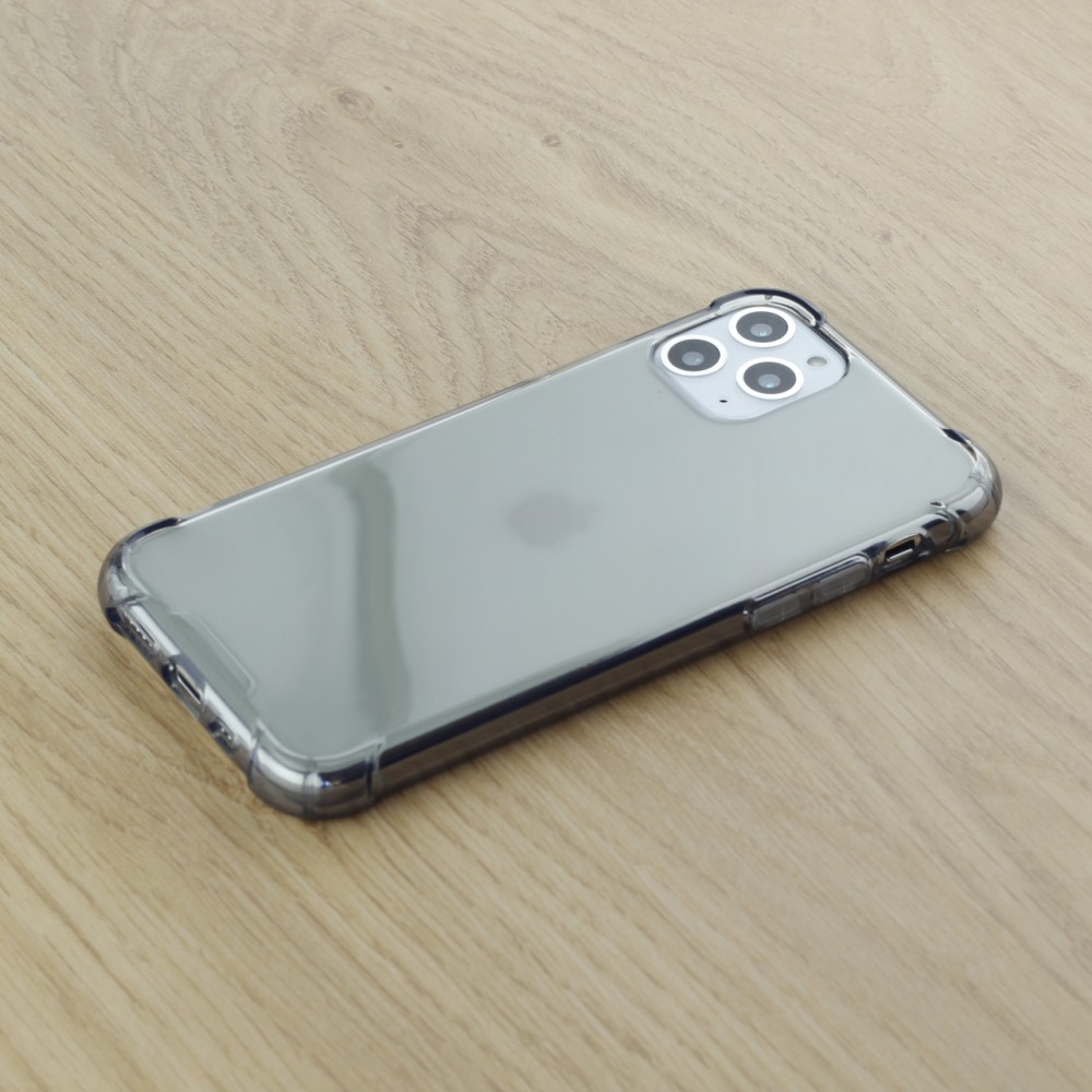 Coque iPhone 11 Pro Max - Gel transparent bumper - Noir