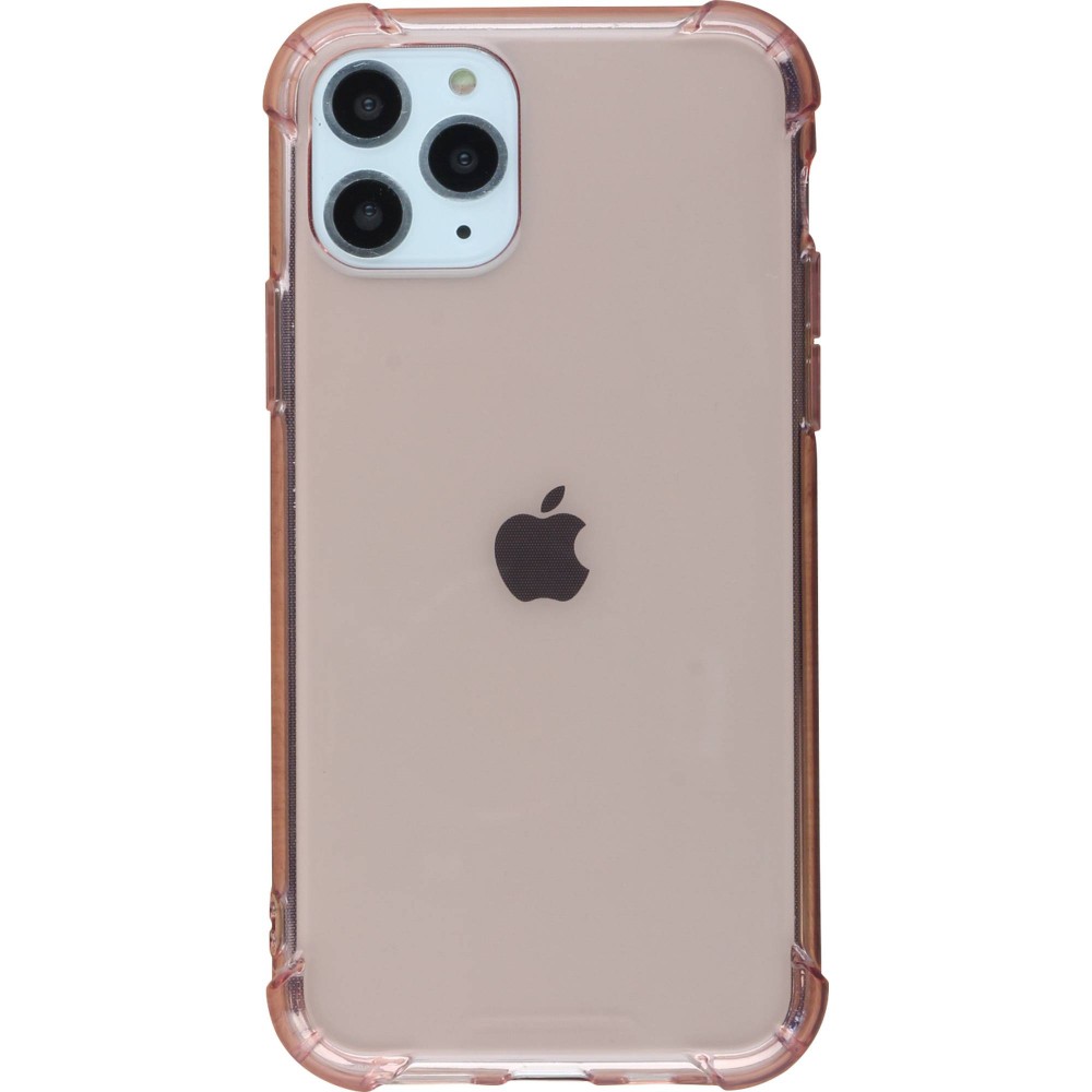 Coque iPhone 11 Pro - Gel transparent bumper - Rose