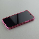 Coque iPhone 11 Pro Max - Gel transparent - Rose foncé