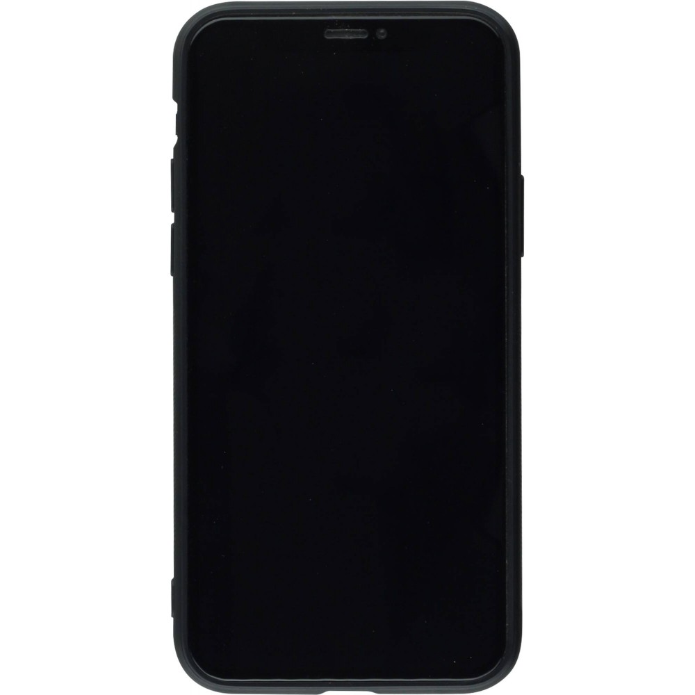 Coque iPhone 11 - Glass Carbon - Noir