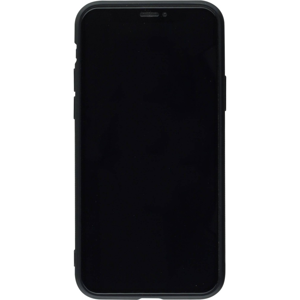 Coque iPhone 11 Pro Max - Glass Carbon - Noir