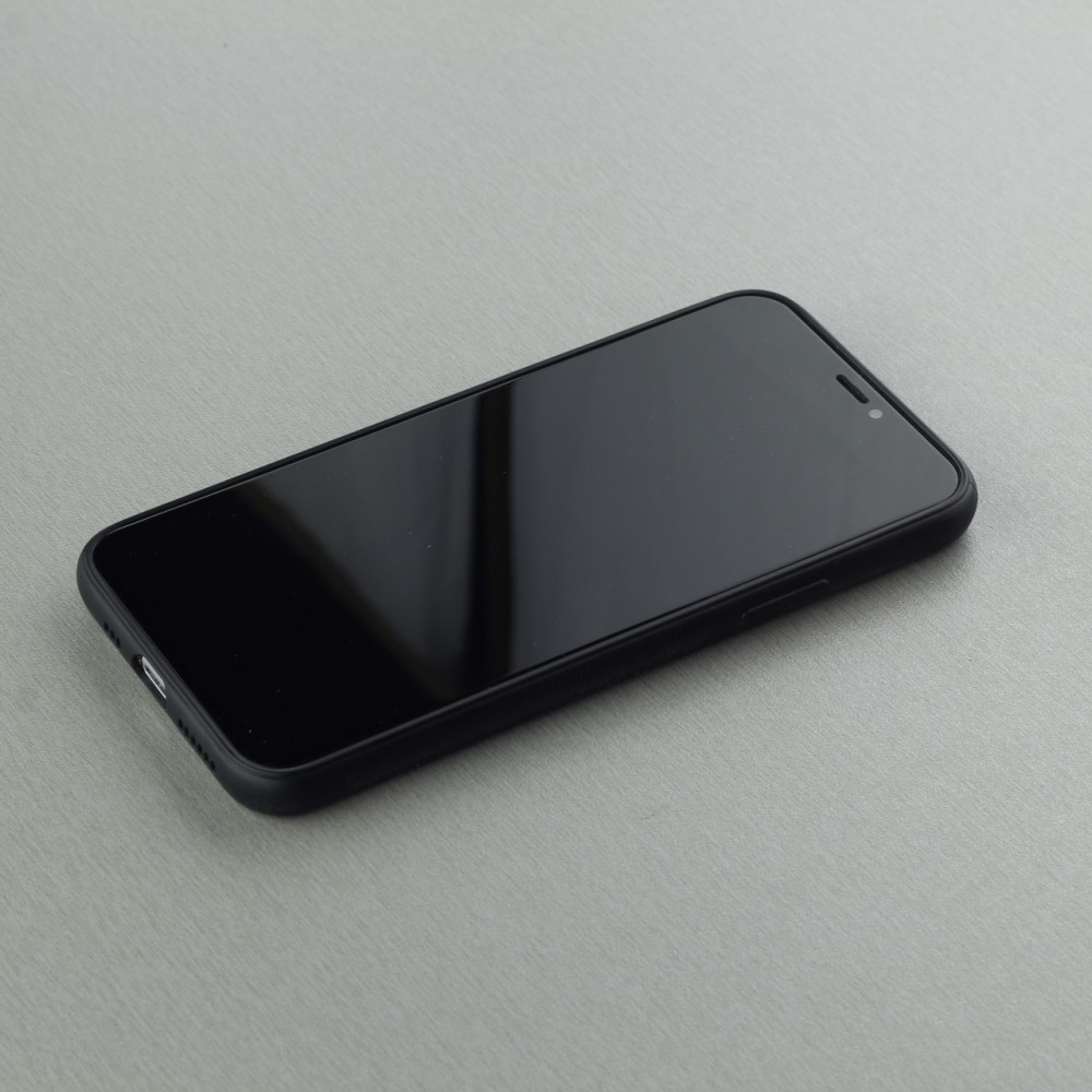 Coque iPhone 11 - Glass Carbon - Noir