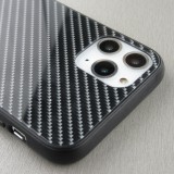 Coque iPhone 11 Pro Max - Glass Carbon - Noir