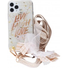 Coque iPhone 11 Pro Max - Gold Flakes Live Lacet