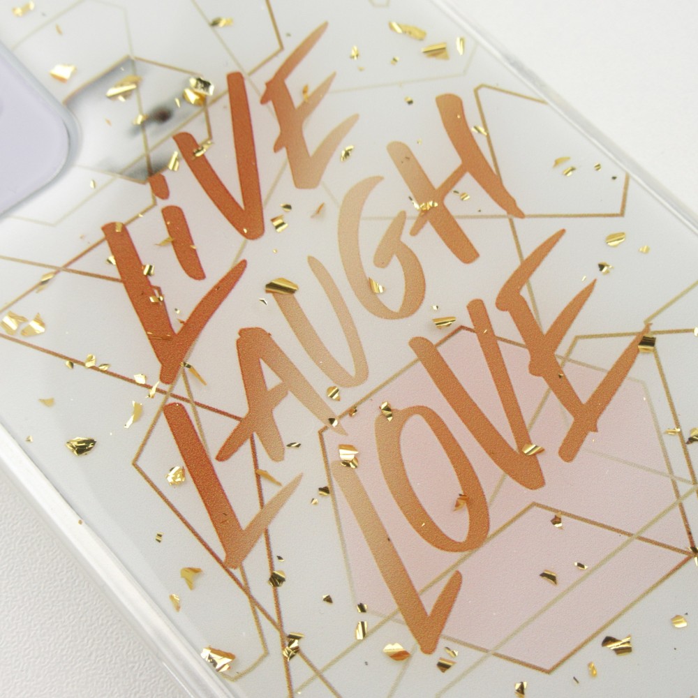 Coque iPhone 11 Pro Max - Gold Flakes Live Lacet