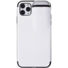 Coque iPhone 11 Pro Max - 2-In-1 AirPods - Blanc