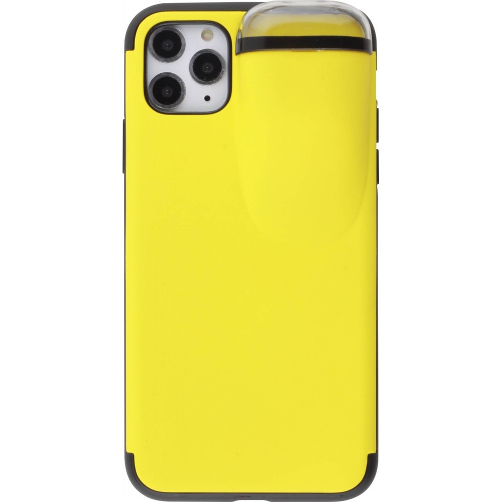 Coque iPhone 11 Pro Max - 2-In-1 AirPods jaune