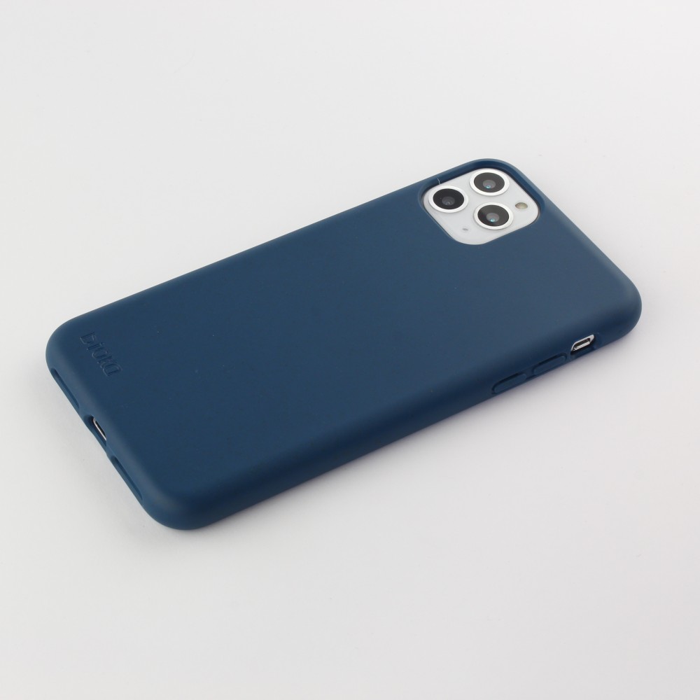 Coque iPhone 11 Pro Max - Bioka biodégradable et compostable Eco-Friendly - Bleu