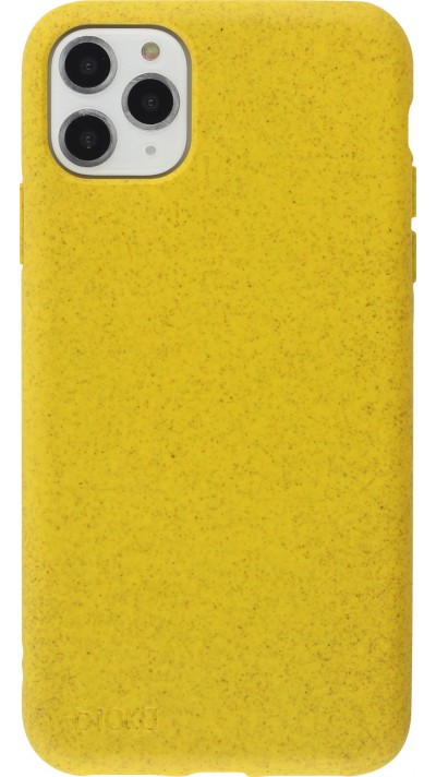 Coque iPhone 11 Pro Max - Bioka biodégradable et compostable Eco-Friendly jaune