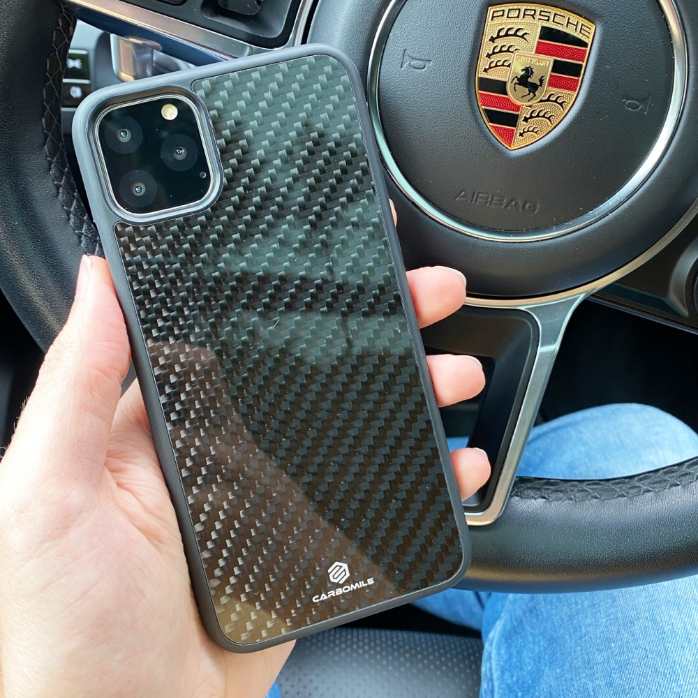 Coque iPhone X / Xs - Carbomile fibre de carbone