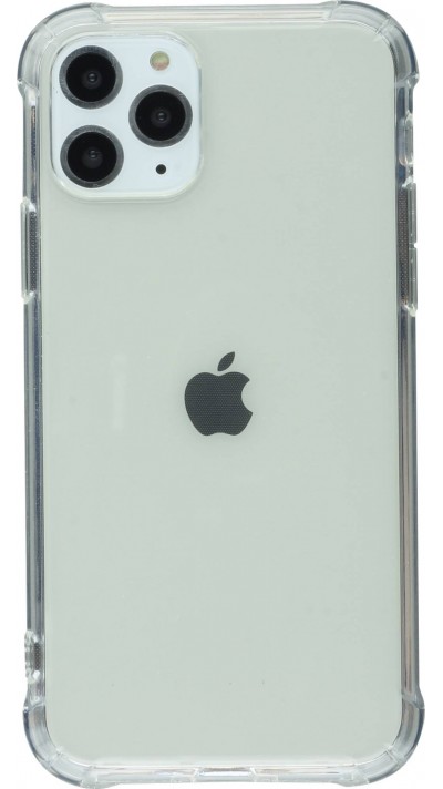 Coque iPhone 11 Pro Max - Gel Transparent Silicone Bumper anti-choc avec protections pour coins