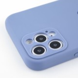 Hülle iPhone 12 Pro Max - Silikon Mat Herz lavendel
