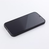 Coque iPhone 12 Pro Max - Silicone Mat Coeur - Noir