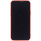 Coque iPhone 12 Pro - Silicone Mat Coeur - Orange