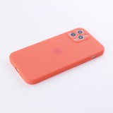 Hülle iPhone 11 Pro Max - Silikon Mat Herz - Orange