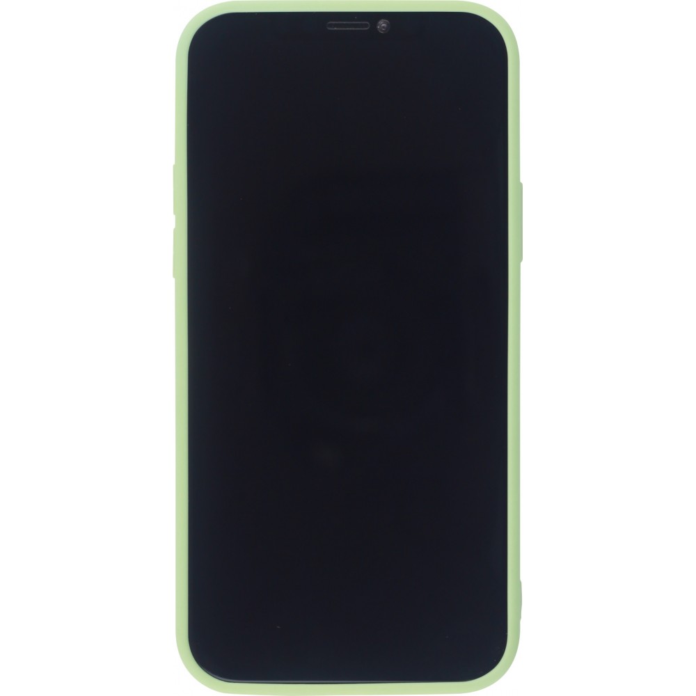 Coque iPhone 11 Pro - Silicone Mat Coeur vert clair