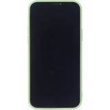 Coque iPhone 11 Pro - Silicone Mat Coeur vert clair