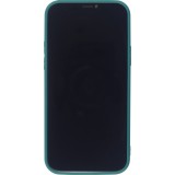 Coque iPhone 12 Pro Max - Silicone Mat Coeur - Vert foncé