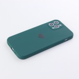 Coque iPhone 11 Pro - Silicone Mat Coeur - Vert foncé