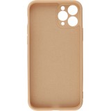 Coque iPhone 11 Pro Max - Soft Touch avec anneau - Rose