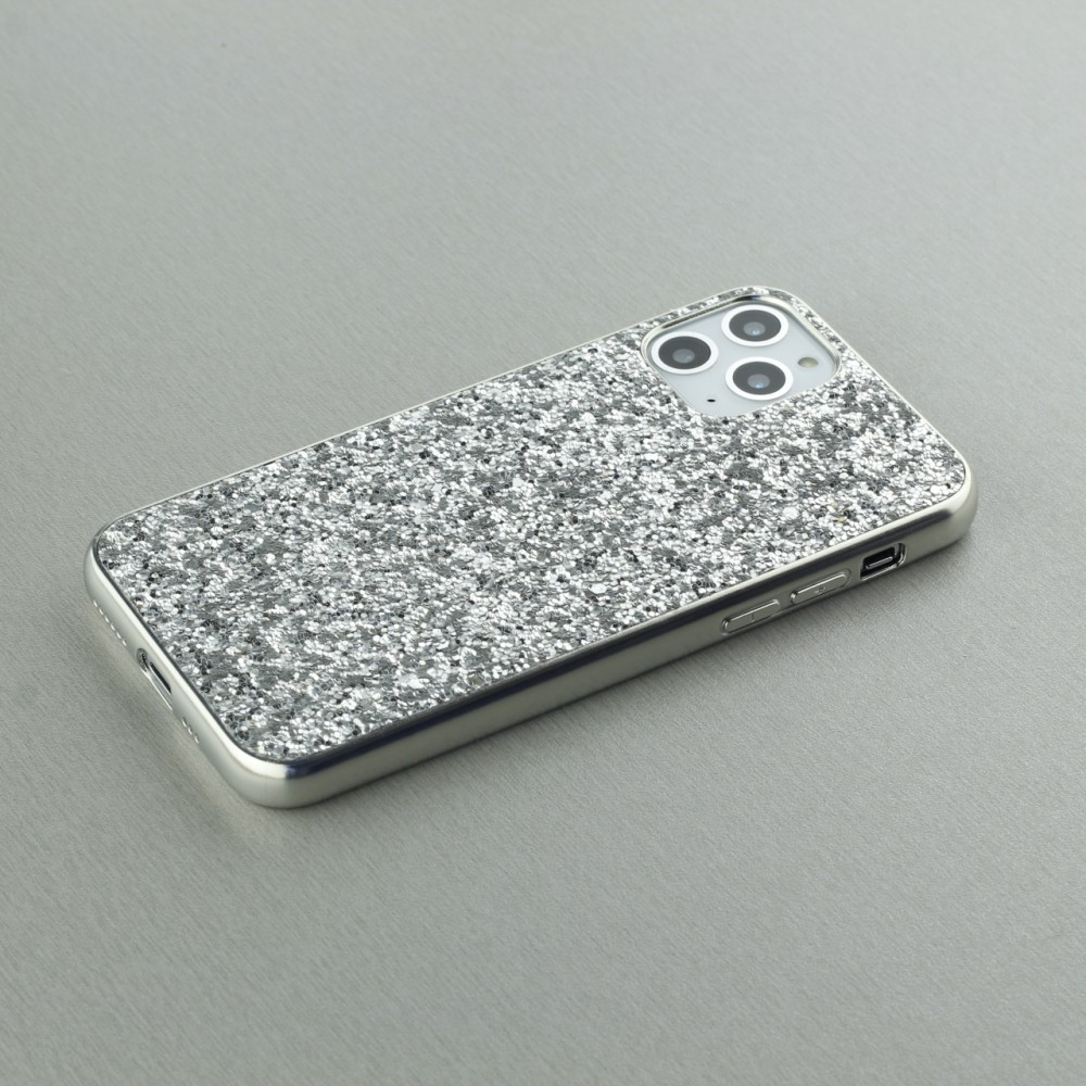 Hülle iPhone 11 Pro - Flocken - Silber