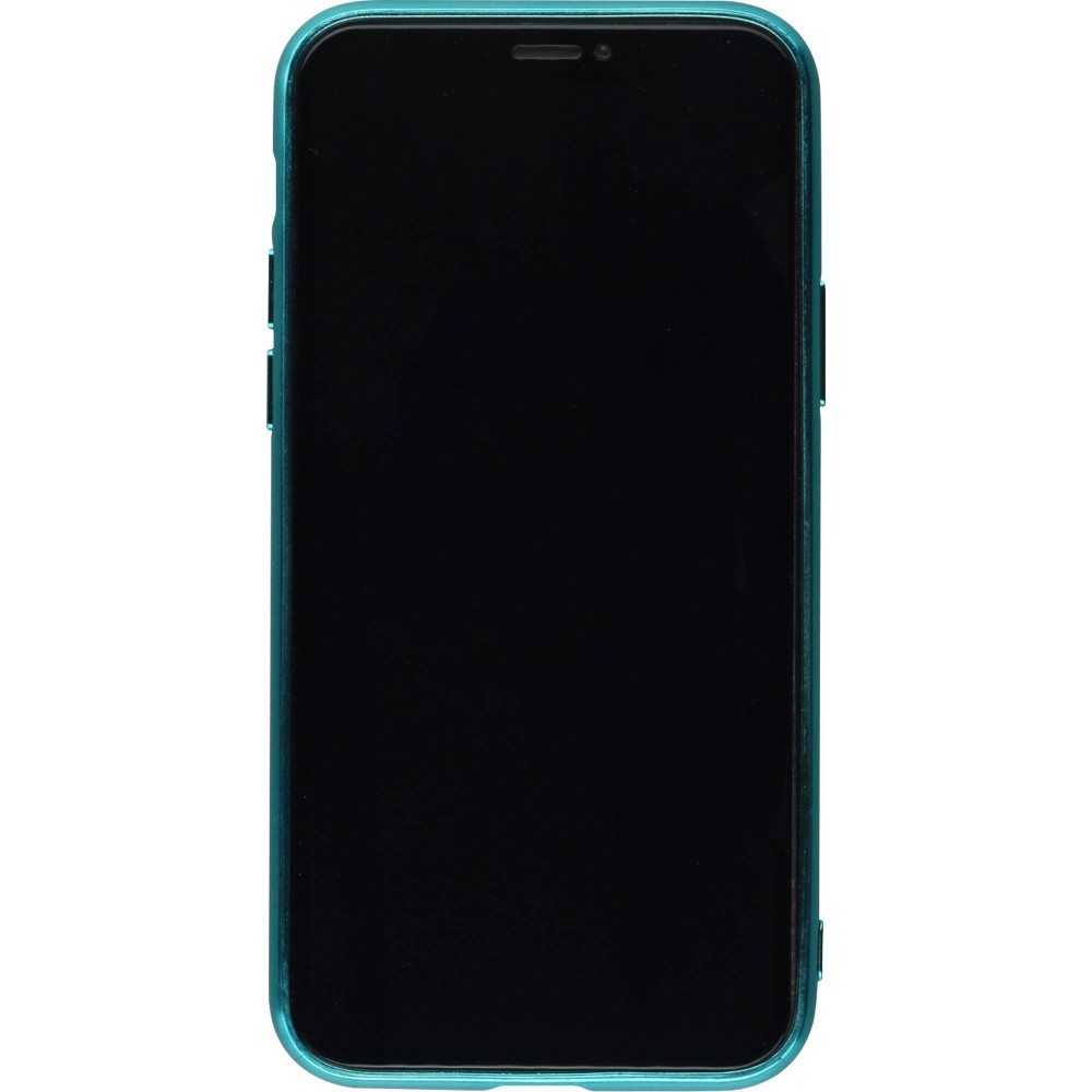 Coque iPhone 11 Pro - Paillettes - Bleu